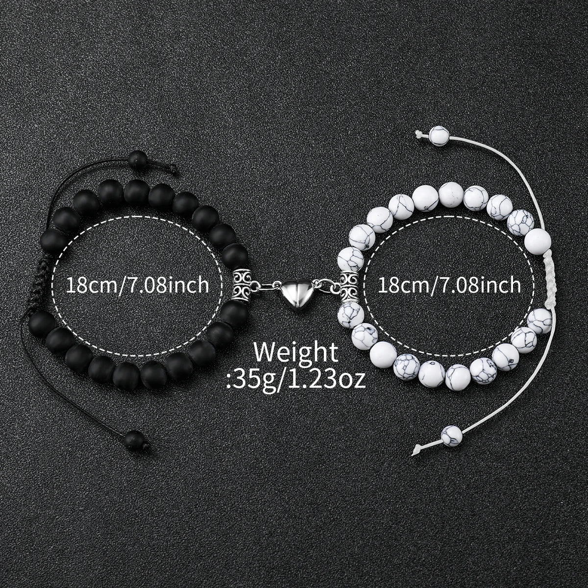 Montres de couple 4 pièces, à la mode, pour femmes arabes, montres-bracelets décontractées à quartz avec bracelet en silicone et bracelets magnétiques en forme de cœur