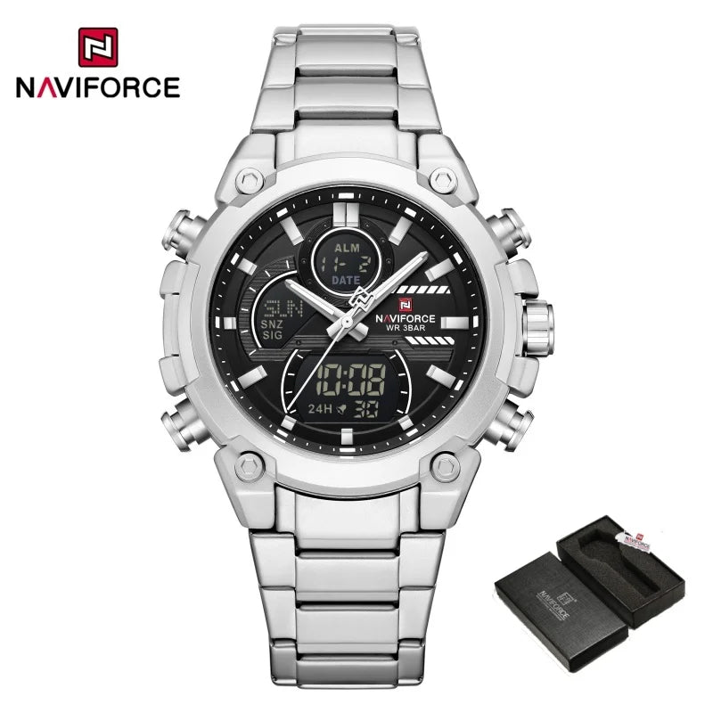 NAVIFORCE – Nouvelle montre-bracelet originale pour hommes, étanche, numérique, à la mode, Relogio Masculino 2026, livraison gratuite