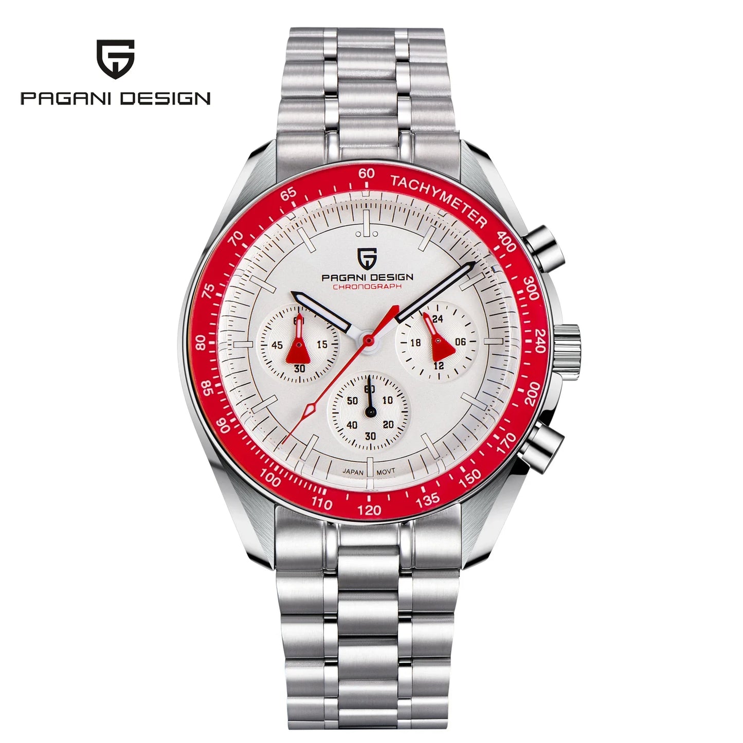 PAGANI DESIGN 2026 Nouvelle V5 PD1701 Montres Homme Luxe Montre à Quartz Homme Sport Vitesse Chronographe Verre Saphir AR Étanche 100M
