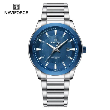 Montres NAVIFORCE NF8029 Bracelet en acier inoxydable Décontracté Homme Quartz Sport
