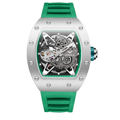 Luxury Watches Men ONOLA Fashion Hollow Full-automatic Mechanical Tape Waterproof Watch for Men Montres Pour Hommes Clock