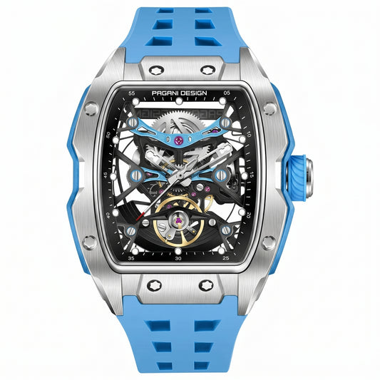 ChronoState Silver Dominion Mechanical Stainless Steel Watch for Men