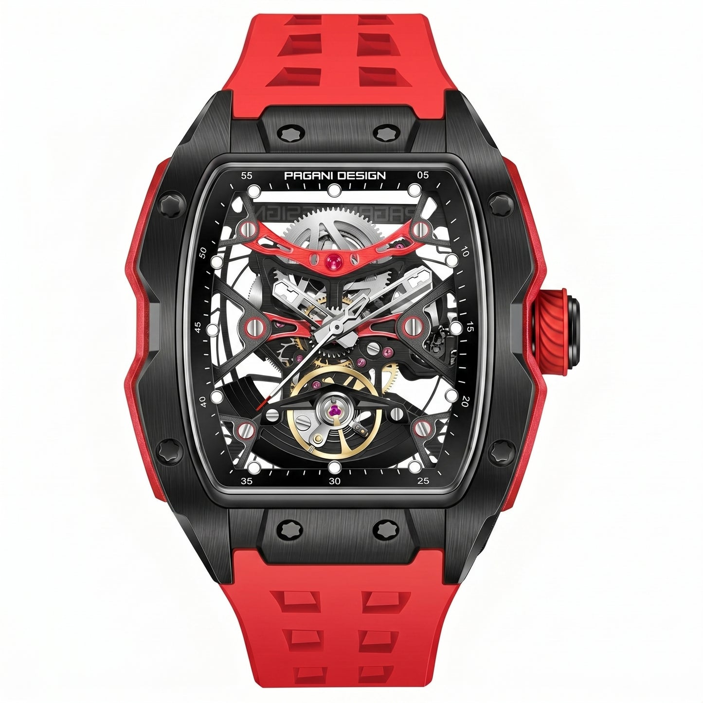 ChronoState Night Racer Skeleton Automatic Luxury Watch for Men