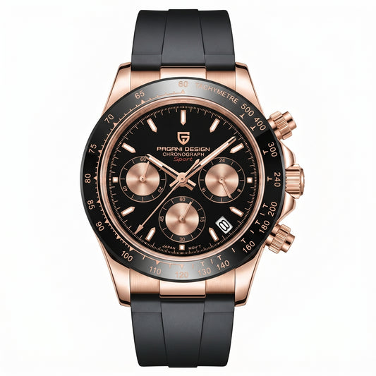 ChronoState Ceramic Chrono Quartz Luxury Watch for Men