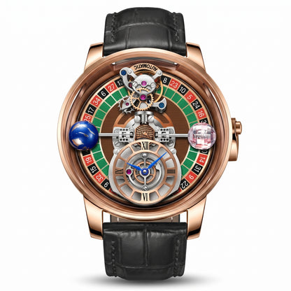 ChronoState Celestial Roulette Luxury Quartz Watch for Men