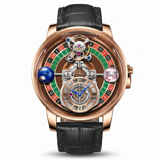 ChronoState Celestial Roulette Luxury Quartz Watch for Men