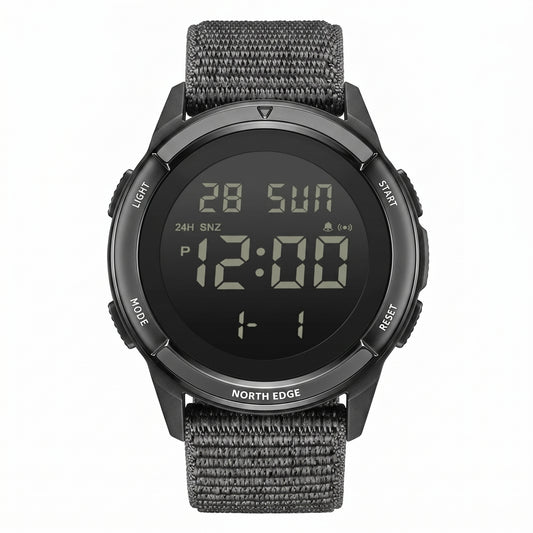 NORTH EDGE TERRAX digital outdoor watch with stopwatch and countdown timer