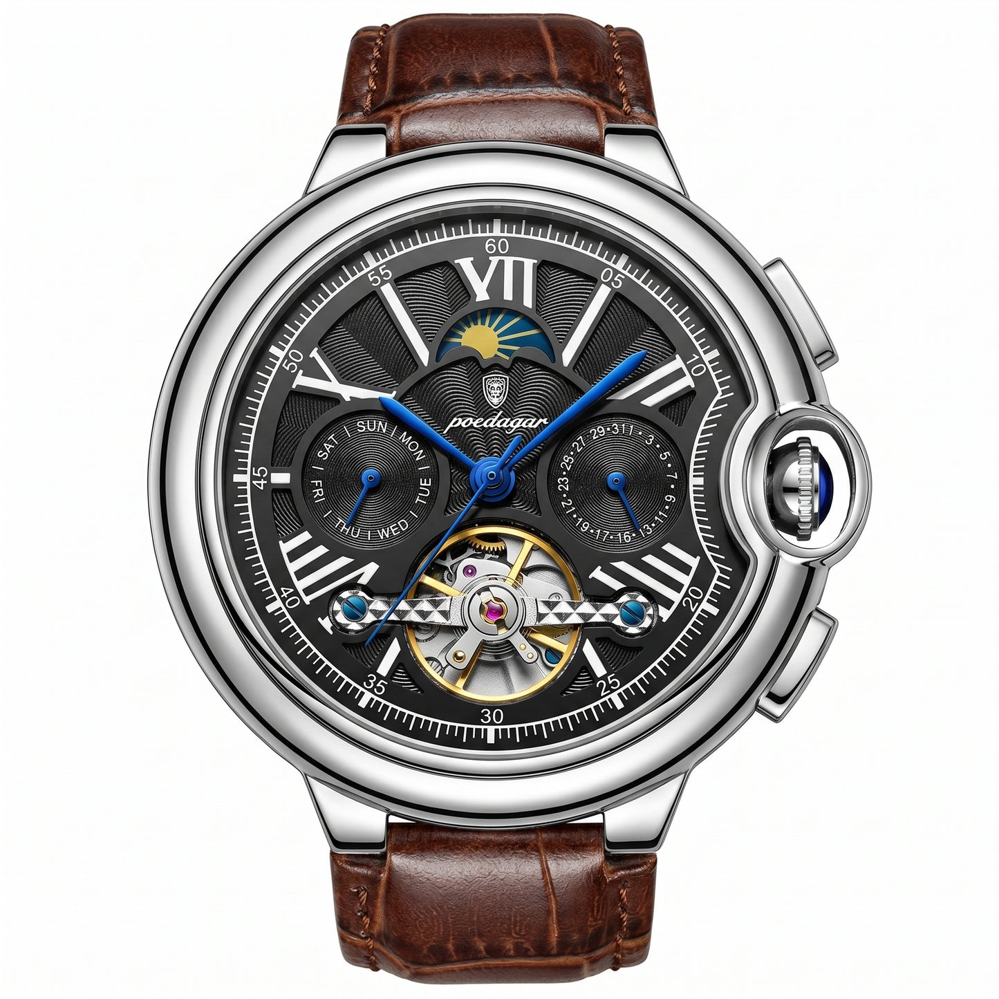 ChronoState Executive Tourbillon Automatic Luxury Business Watch for Men
