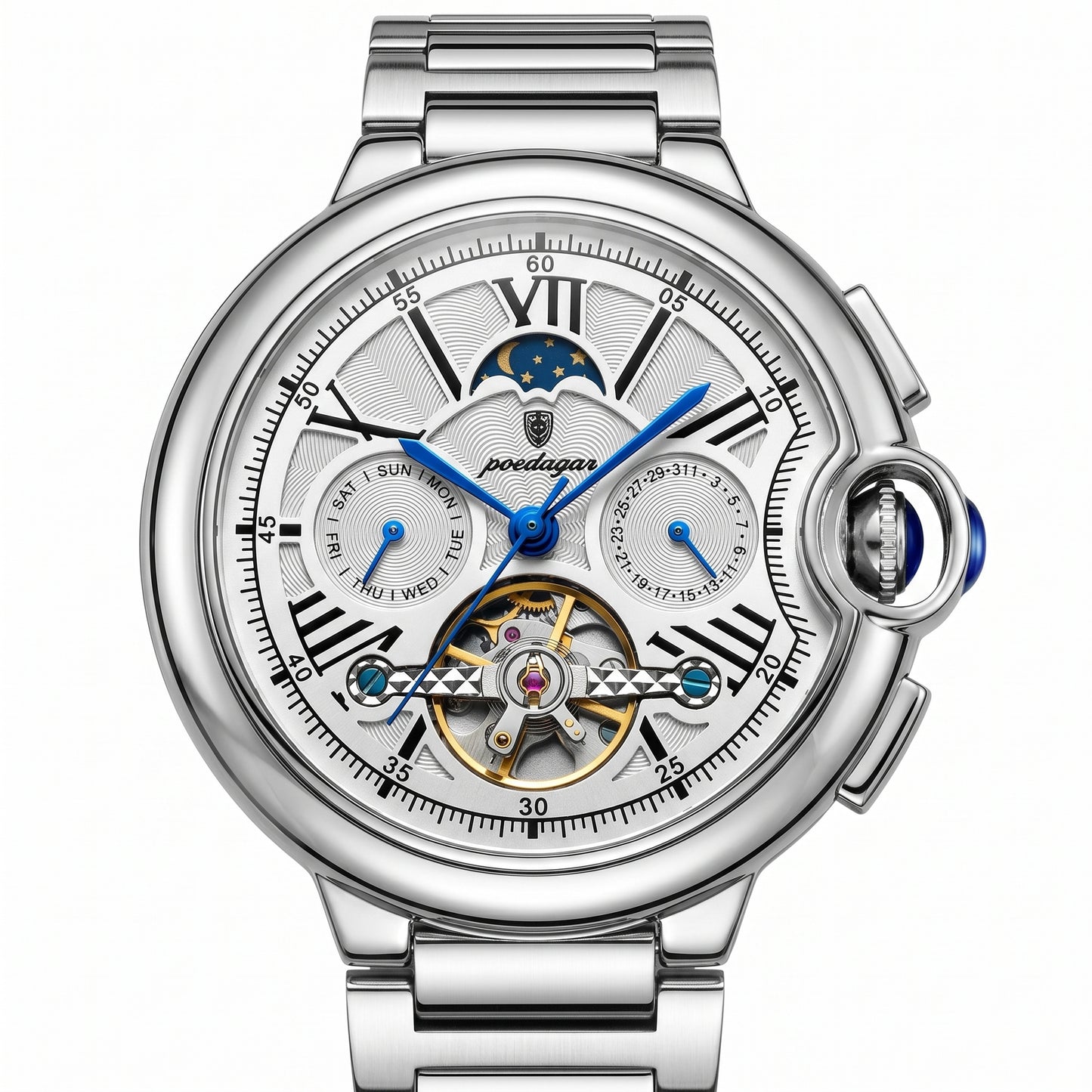 ChronoState Executive Tourbillon Automatic Luxury Business Watch for Men
