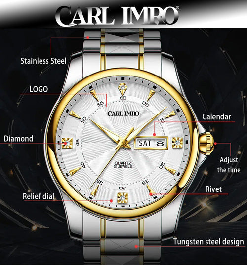 CRLi Canton XZ Stainless Steel 38mm Sapphire Dial