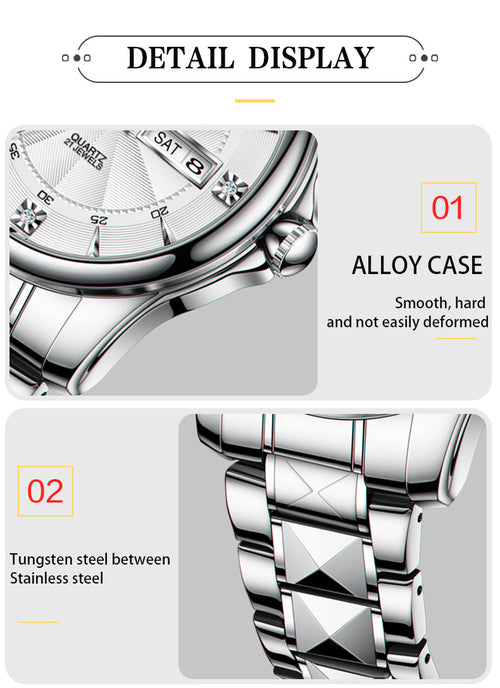 CRLi Canton CZPrimo Stainless Steel 38mm Watch