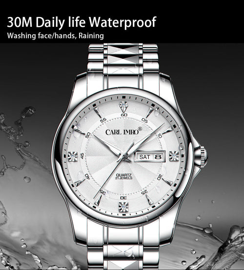 CRLi Canton CZPrimo Stainless Steel 38mm Watch