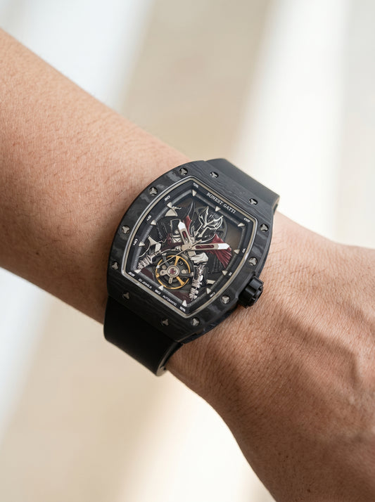 ChronoState Iron Legion Carbon Fiber Mechanical Luxury Watch for Men