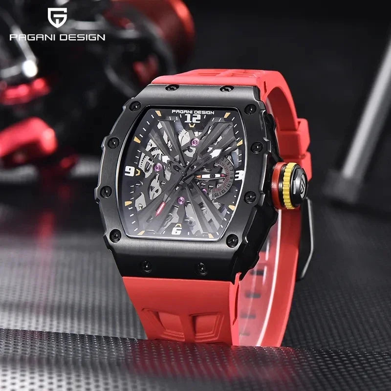 ChronoState Silver Phantom VH65 Skeleton Quartz Watch for Men
