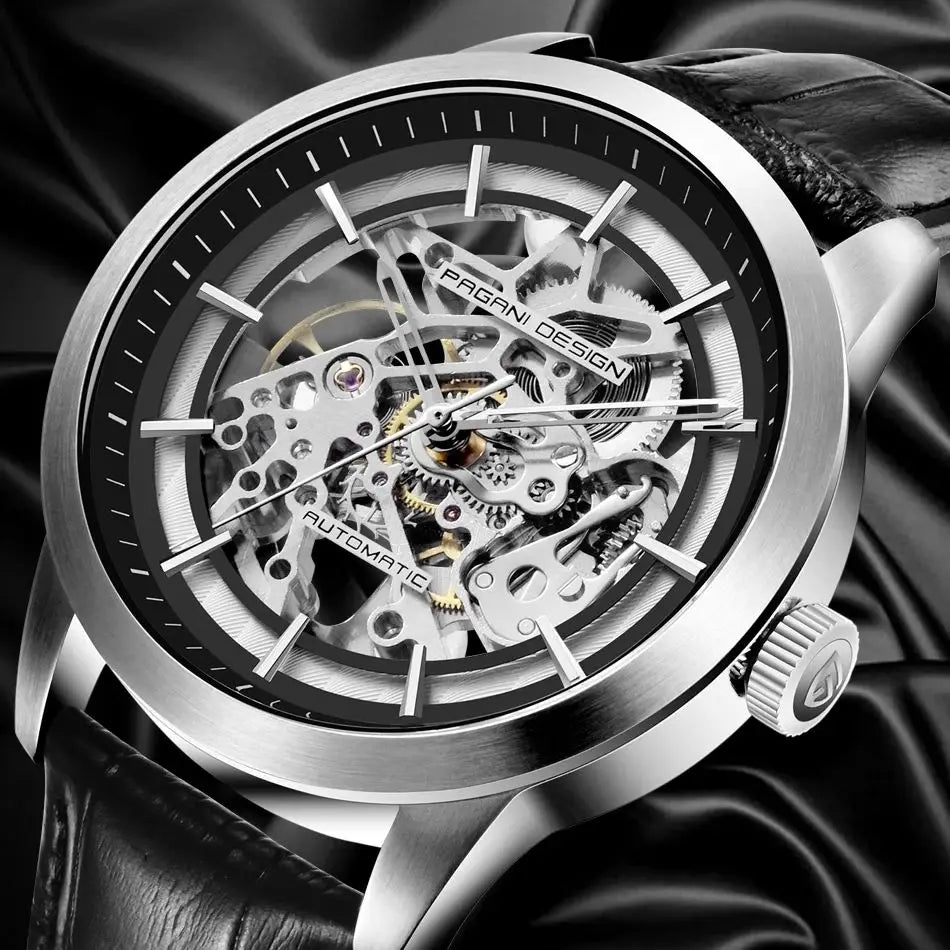 ChronoState Titan Hollow Skeleton Luxury Sports Watch for Men