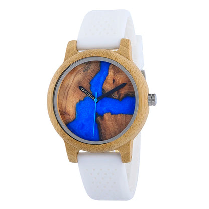 BOBO BIRD Universal Bamboo Wooden Leather Watch