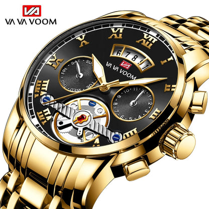 Relogio Masculino Top Brand Stainless Steel Luminescence 3Bar