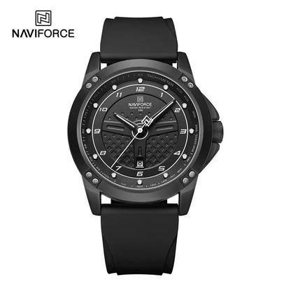 Montre NAVIFORCE pour Homme, Classique, Tendance, Date, Lumineuse, Étanche, Sport, Bracelet en Silicone, Montre-bracelet à Quartz Relogio Masculino 2025