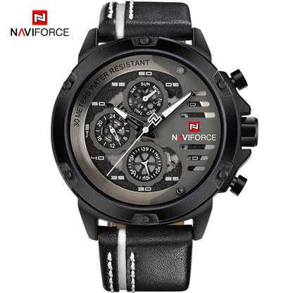 NAVIFORCE Nouvelle Montre Militaire Sportive Homme Montre-Bracelet d'Affaires Masculine Montres Décontractées Intelligentes de Luxe Relogio Masculino