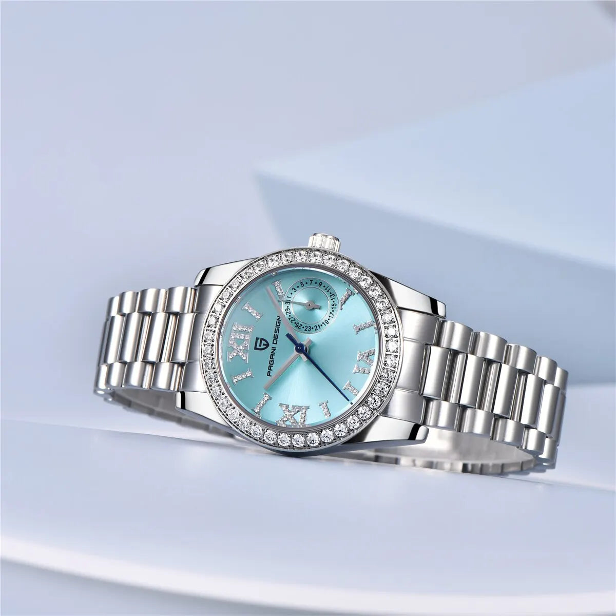 PAGANI DESIGN 2025 Nouvelle Montre-bracelet pour femme 32MM Montre à Quartz de Luxe Élégante pour Femme Montres Étanche Tendance Horloge Saphir