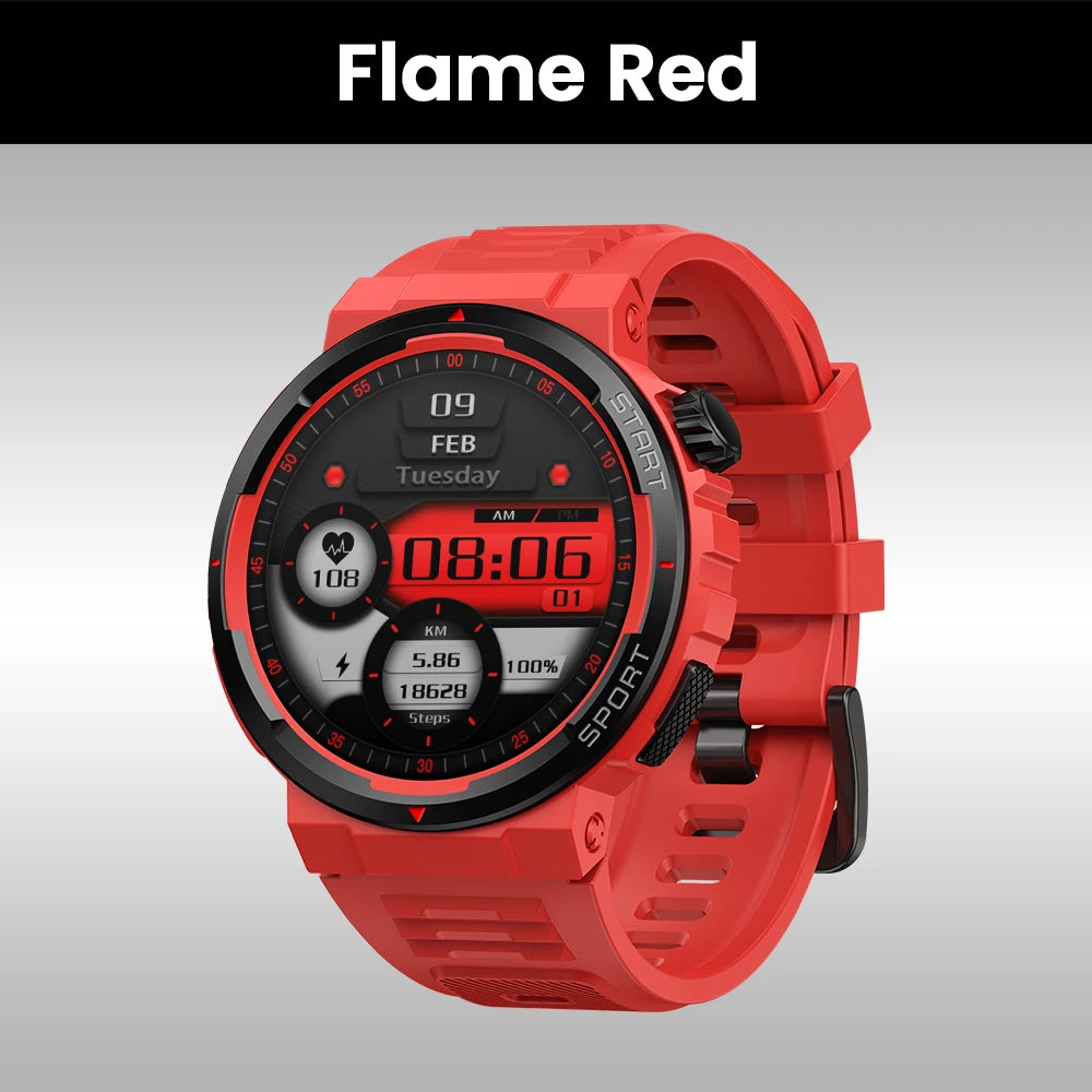 Nouvelle montre connectée Zeblaze Ares 3 Plus avec écran AMOLED HD de 1,43'', appels vocaux et suivi interactif 3D de la santé et de la forme physique