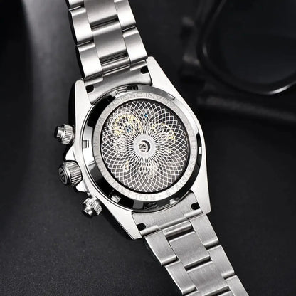 PAGANI DESIGN Montre Automatique Mécanique Homme Acier Inoxydable Étanche Sport 10 Bar Montre Décontractée de Luxe pour Hommes Reloj Hombre