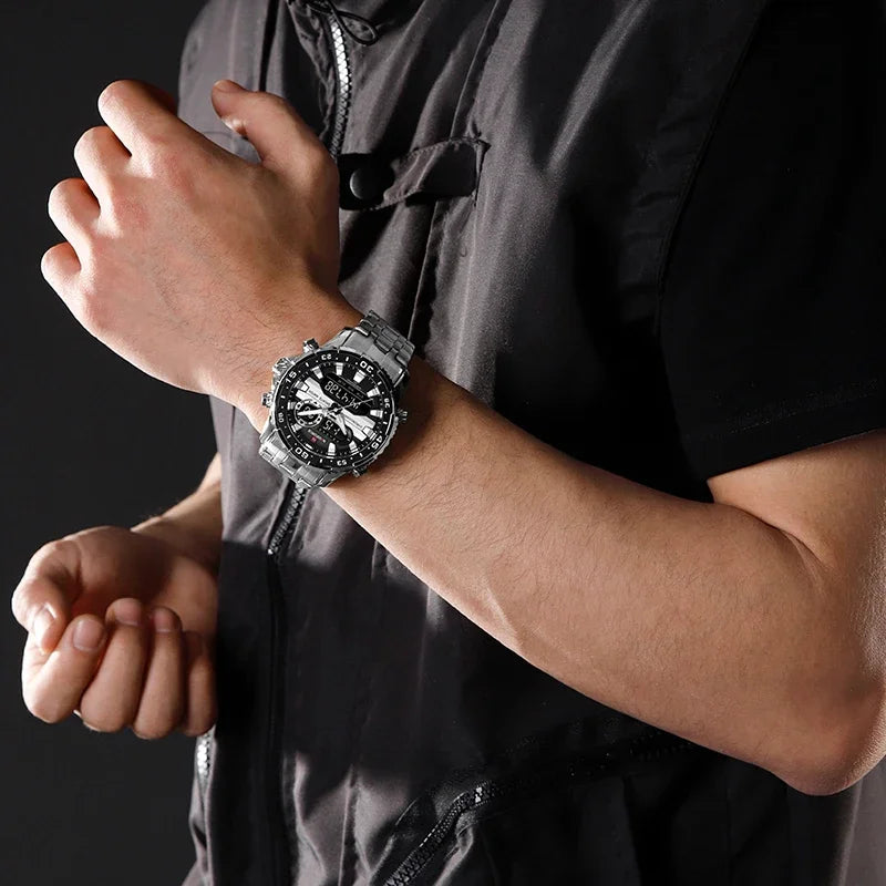 NAVIFORCE NF9234 Analog Digital Dual Time Watch