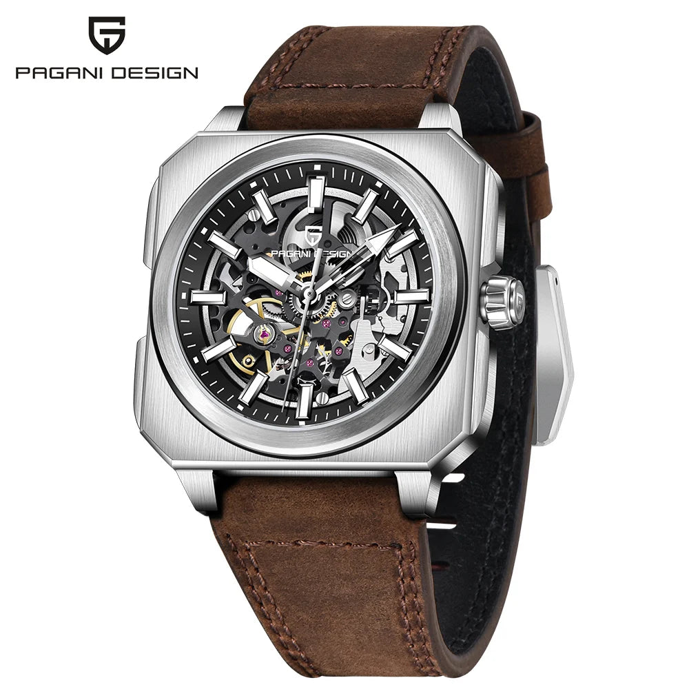 Montre Squelette Automatique ChronoState Aero Pulse 38mm pour Hommes