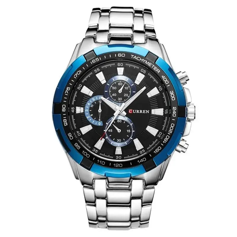 CURREN 8023 Montre à Quartz Homme Étanche Sport Militaire Montres Hommes Affaires Acier Inoxydable Montre-bracelet Horloge Masculine reloj hombre