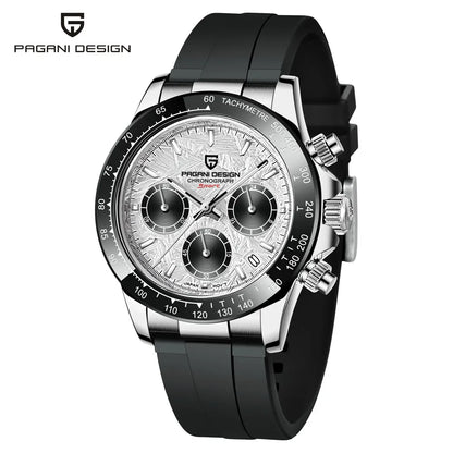 PAGANI DESIGN 2026 NOUVEAU 1664 Montre homme cadran météorite Montre de luxe en saphir à quartz pour hommes Chronographe sport pour hommes Reloj Hombre