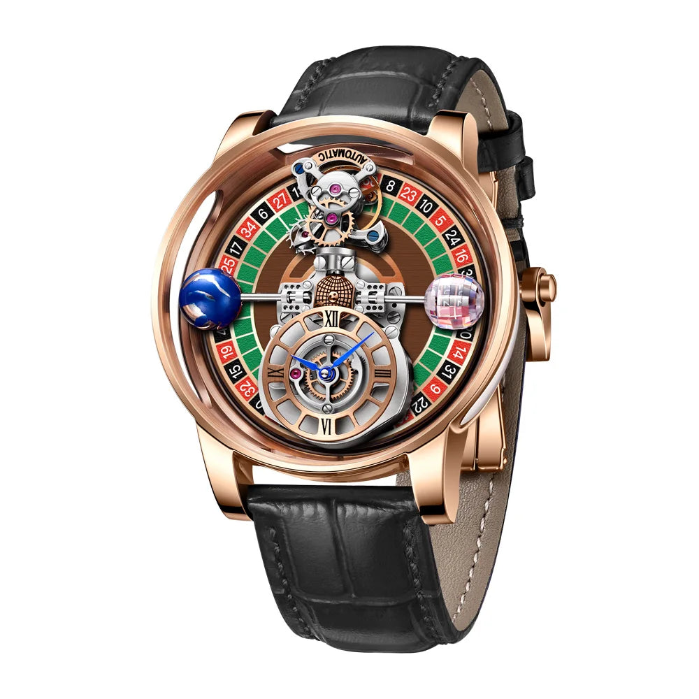 ChronoState Celestial Roulette Luxury Quartz Watch for Men