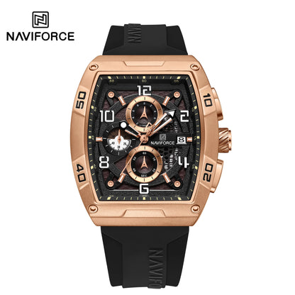 NAVIFORCE NF8052 Multi-Function Calendar Large Dial Watch