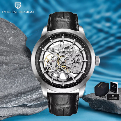 ChronoState Titan Hollow Skeleton Luxury Sports Watch for Men