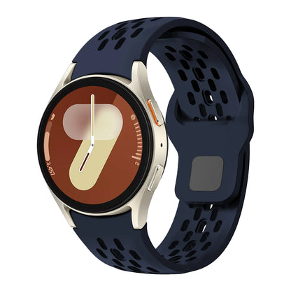 for Samsung Galaxy Watch 7 Strap 4/5/6/FE/classic/Pro 44mm 40mm wrist belt Silicone Sport correa Bracelet Galaxy Watch 7 Band