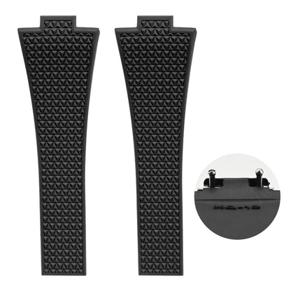 Bracelet en caoutchouc fluoré pour Tissot PRX Series 35mm 40mm Boucle Papillon FKM 11mm 12mm Étanches, Bracelet de Montre à Dégagement Rapide de Remplacement