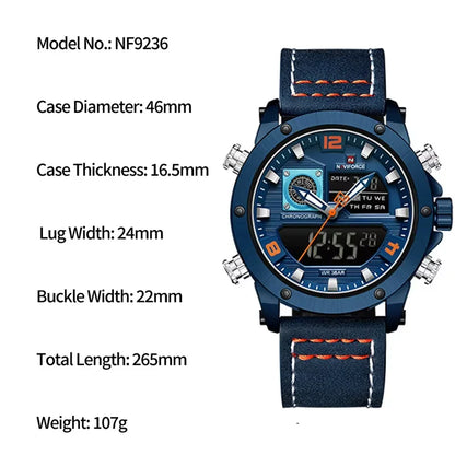 NAVIFORCE NF9236 Multi-Function Day Date Watch
