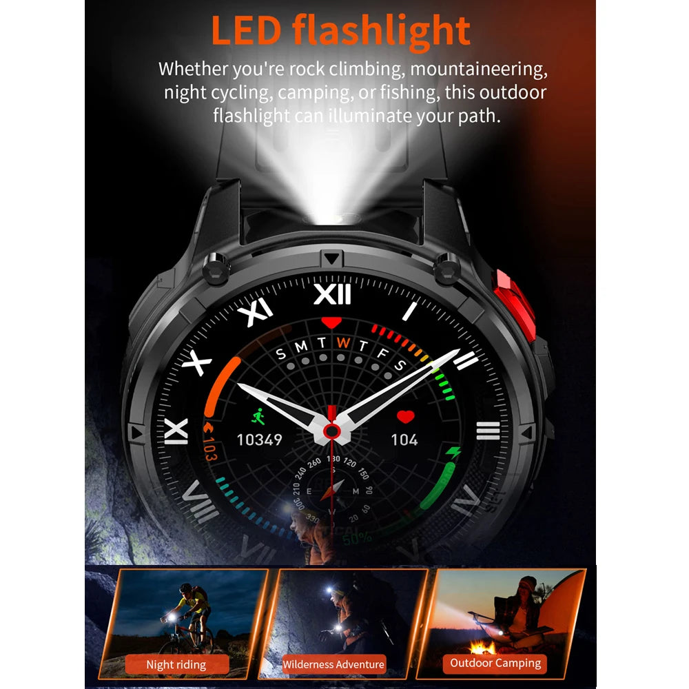 2026 New T-Rex3 Ultra 1100mAh Super Capacity Battery Adult Men Smart Watch 1.7" Large Screen Call 5ATM Waterproof Sports Watches