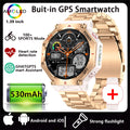 2026 New ChatGPT AI assistant Smart Watch 3ATM Waterproof GPS Built-in Dual-band GNSS Compass Military Sport SmartwatchMen Woman