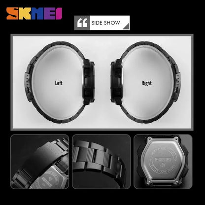 SKMEI 1370 Full Steel Business Watch Relogio Masculino