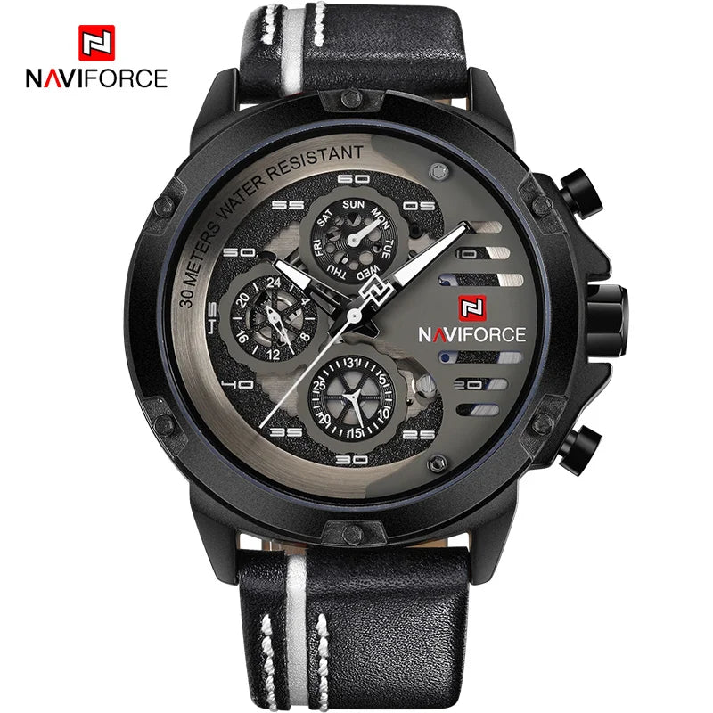 Nouvelle Montre Homme NAVIFORCE Créative Sport Militaire Montre-Bracelet Homme d'Affaires Luxueuse Décontractée Relogio Masculino