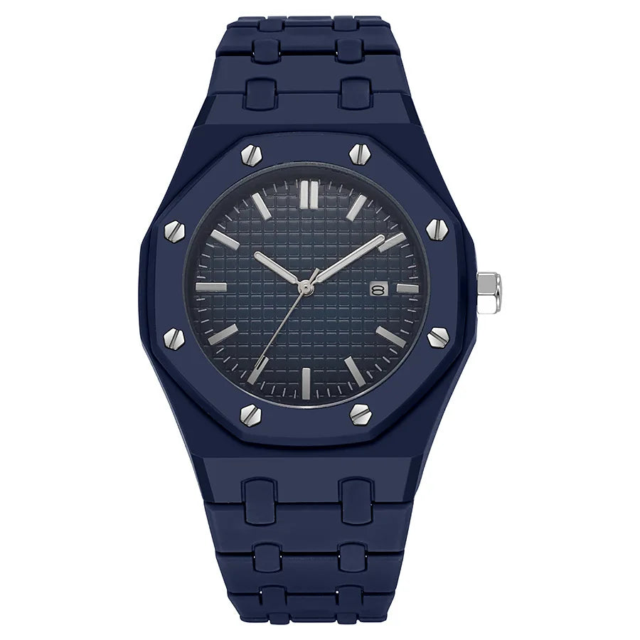 Top Brand Men Calendar Watch Luxury Business Quartz Watch Sports Plastic Watch Students Women Watches Reloj Hombre Dropshipping