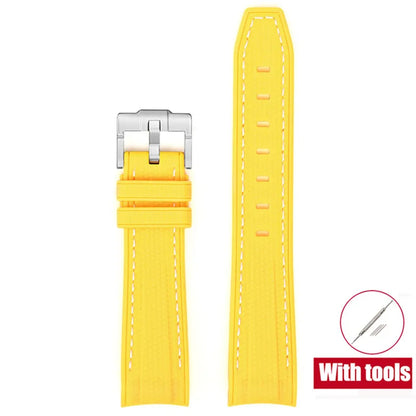 Bracelet de plongée 20mm pour Omega X Swatch Joint MoonSwatch Hommes Femmes Embout incurvé Arc Bracelet en caoutchouc TPU pour Outils de bracelet de montre Rolex