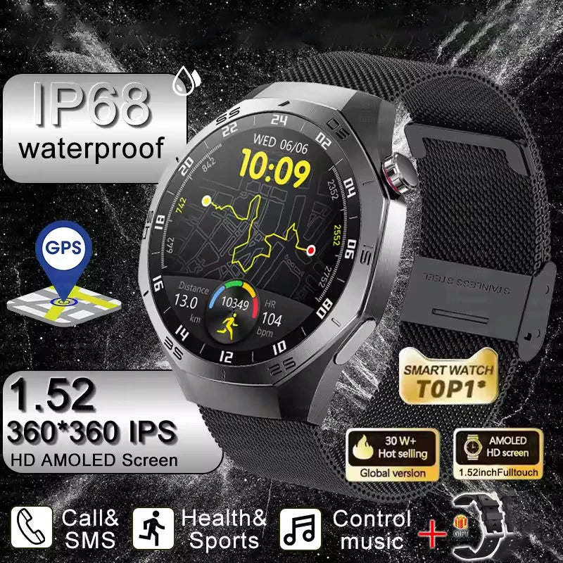Original GT5PRO Smart Watch 5 Pro for Men Women New Technology GPS SmartWatch NFC Amolded Screen Waterproof Sport Business Watch