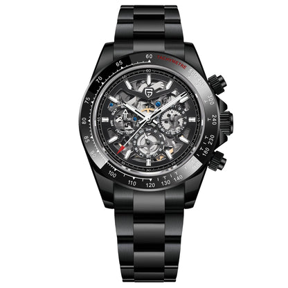 ChronoState Noir Prestige Automatic Luxury Chronograph Watch for Men