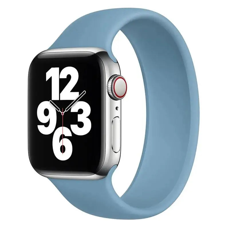 Solo Loop silicone for apple Watch Bands 40mm 44mm 45 41 49mm 42mm 46mm 38 bracelet iwatch series 11 10 9 8 7 6 se3 ultra2 strap
