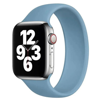 Solo Loop silicone for apple Watch Bands 40mm 44mm 45 41 49mm 42mm 46mm 38 bracelet iwatch series 11 10 9 8 7 6 se3 ultra2 strap