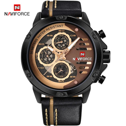 Nouvelle Montre Homme NAVIFORCE Créative Sport Militaire Montre-Bracelet Homme d'Affaires Luxueuse Décontractée Relogio Masculino