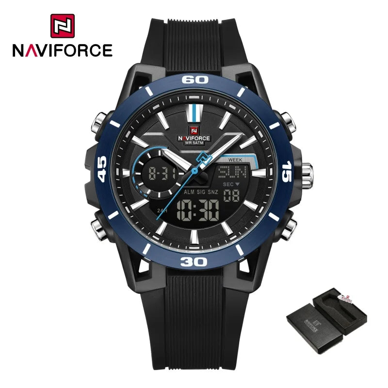 NAVIFORCE 2026 NF7135 Analog LCD Chronograph Watch
