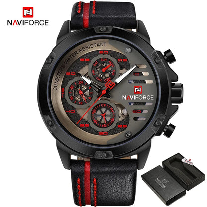 Nouvelle Montre Homme NAVIFORCE Créative Sport Militaire Montre-Bracelet Homme d'Affaires Luxueuse Décontractée Relogio Masculino