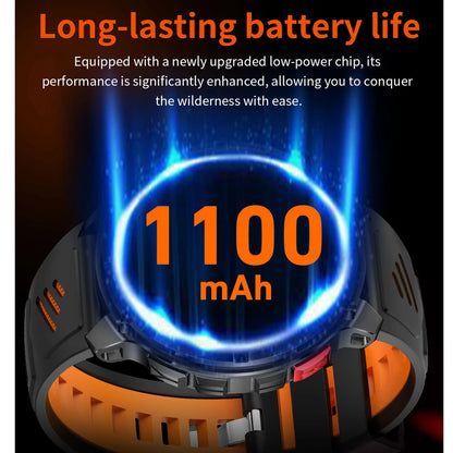 Montre connectée intelligente T-Rex3 Ultra 1100mAh Super Capacité pour hommes adultes 2026, grand écran 1,7", appel, étanche 5ATM, montres de sport